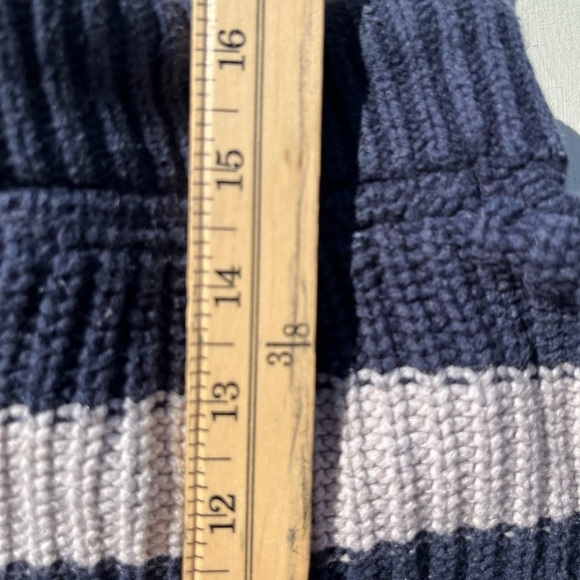 Kid's Baby Gap Sweater Multicolor Striped 4 Toddler Preppy Professor Elbow Patch - Picture 11 of 12